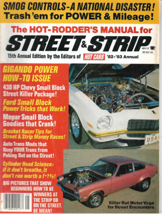 STREET & STRIP ANNUAL 1982-1983 - BRACKET RACE TIPS, TRANS MODS, POWER TRICKS